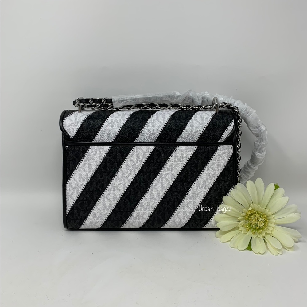 Michael Kors Rose Medium Flap Shoulder Bag - Picture 5 of 9